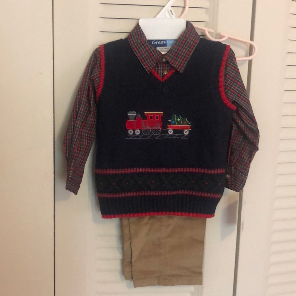 Vintage 3 piece Christmas outfit